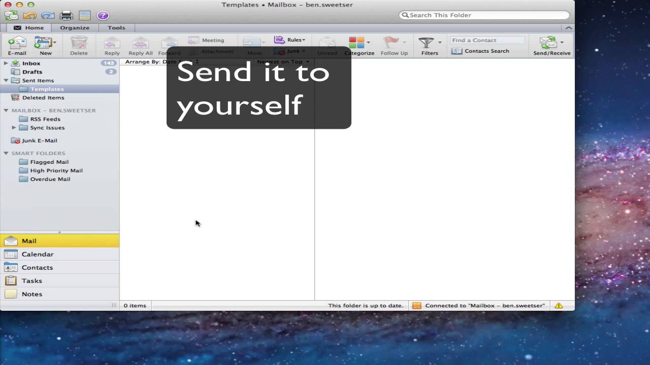 create an email template in mail for mac